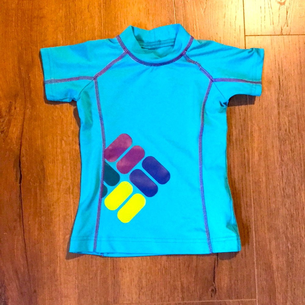 Girls Columbia OMNI-SHADE swim shirt